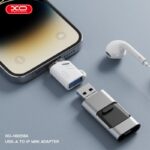 XO NB256A Αντάπτορας USB-A Θηλυκό σε Apple OTG με Κορδόνι Lanyard - Image 4