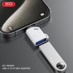 XO NB256A Αντάπτορας USB-A Θηλυκό σε Apple OTG με Κορδόνι Lanyard - Image 5