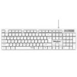 Meetion MT-K300 Standard USB Ενσύρματο Πληκτρολόγιο Λευκό