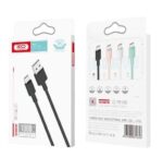 XO NB156 USB Καλώδιο Φόρτισης για Micro Ροζ - Image 3