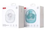 XO MF101 Επιτραπέζιος Ρυθμιζόμενος Ανεμιστήρας 1200mAh Λευκό - Image 2