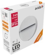 Avide Εξωτερικό Φώς Σκάλας Sevilla LED 3W Λευκό 4000K IP54 11cm - Image 2