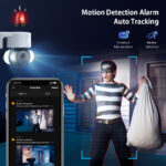EDUP EH-3264P26 4K 8MP Smart Camera IP66 Outdoor Auto Tracking Two Way Audio Night Vision - Image 6