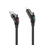 XO NB295 Καλώδιο Φόρτισης & Μεταφοράς Δεδομένων 4 σε 1 Μαύρο 1.2m - Image 2