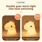 ΑTC LED Μονόκερος Φωτάκι Νυκτός Σιλικόνης - Image 7