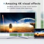 Καλώδιο Type-C σε HDTV 4Kx2K 30HZ 1.8m - Image 4