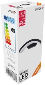 Avide Εξωτερικό Φωτιστικό Τοίχου Venice Down LED 9W Λευκό 4000K IP54 - Image 2