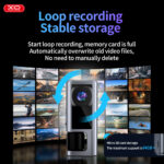 XO XJ03 Εμπρός και πίσω διπλή βιντεοκάμερα 1080 HD - Image 4