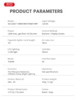 XO CZ017 Smart Ενσύρματη Αντλία Φουσκώματος 22 Κυλίνδρων - Image 5