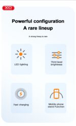 XO WX030 Βάση Φόρτισης Κινητού Τηλεφώνου με Φωτισμό 15W - Image 6