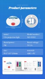 XO YH12 Λάμπα Προβολής Βόρειο Σέλας +Ηχείο - Image 13