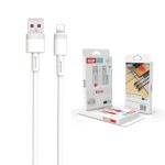 XO NB-Q166 5A Καλώδιο Γρήγορης Φόρτισης για Lightning Άσπρο - Image 2