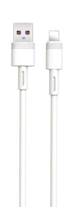 XO NB-Q166 5A Καλώδιο Γρήγορης Φόρτισης για Lightning Άσπρο