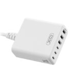 XO L133(EU) 75W GaN 3A+3C Desktop Fast Charger with 1.5M Power Cord - Image 2