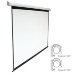 ATC-PJS02 Ηλεκτρική Οθόνη Προβολής για Προτζέκτορα 112’’ 1:1 - Image 2