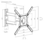 ATC-8143 Βάση TV Επιτοίχια - Image 4
