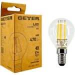 Geyer Λάμπα LED Σφαιρική Filament G45 4W E14 2700K 470lm - Image 4