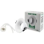 Geyer Στρογγυλό spot GU10 PC λευκό φ86x40mm - Image 2