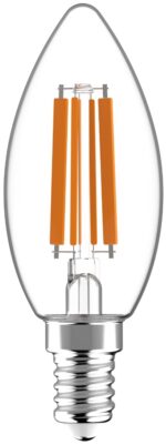 Avide LED Filament Κερί 6.5W E14 Λευκό 4000K Υψηλής Φωτεινότητας - Image 2