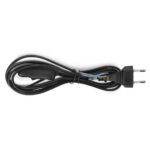 Entac Rewireable Καλώδιο 2G0.75 με Διακόπτη ON/OFF Μαύρο 2.5m