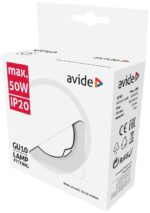 Avide GU10 Πλαίσιο Στρογγυλό Άσπρο - Image 2