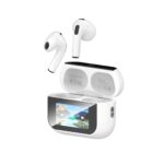 XO X47 Smart TWS Ακουστικά 4ης Γενιάς με Οθόνη (Λευκά) - Image 3