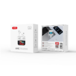 XO X48 Smart TWS Ακουστικά 5ης Γενιάς ANC με Οθόνη Λευκά - Image 2