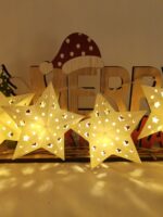 Modee Χριστουγεννιάτικα Διακοσμητικά Φωτάκια LED Μπαταρίας (10LED/120cm/10cm) Θερμό Λευκό - Image 4