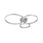 Inlight Φωτιστικό  οροφής LED 75W 3CCT (by switch on base) D:80cm (6094-A-Silver)