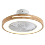 inLight Zephyr Ανεμιστήρας Οροφής LED με App Control & 3CCT | Wood & Λευκό  (101000940) - Image 4