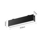 Inlight Φωτιστικό LED 12W 3000K για Chandler Track μαύρη απόχρωση D:3,4cmx6,5cmx26,8cm (13C-00061) - Image 3