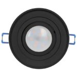 Redpoint 6169 SORMUS ΣΠΟΤ ΧΩΝΕΥΤΟ GU10 ΣΤΡΟΓΓΥΛΟ ΚΙΝΗΤΟ Φ96/50 (ΚΟΨΙΜΟ Φ88) ΜΑΥΡΟ ORNO - Image 5