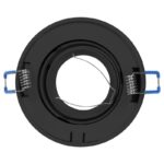 Redpoint 6169 SORMUS ΣΠΟΤ ΧΩΝΕΥΤΟ GU10 ΣΤΡΟΓΓΥΛΟ ΚΙΝΗΤΟ Φ96/50 (ΚΟΨΙΜΟ Φ88) ΜΑΥΡΟ ORNO - Image 6