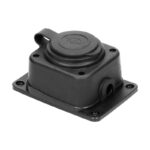 Redpoint 13164 ΠΟΛΥΠΡΙΖΟ ΣΤΕΓΑΝΟ ΧΩΡΙΣ ΚΑΛΩΔΙΟ 1 ΘΕΣΗΣ IP44 ΜΑΥΡΟ ORNO - Image 3