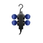 Redpoint 13160 ΠΟΛΥΠΡΙΖΟ ΣΥΝΕΡΓΕΙΟΥ ΣΤΕΓΑΝΟ 4 ΘΕΣΕΩΝ ΜΕ ΓΑΝΤΖΟ + 5 ΜΕΤ ΚΑΛΩΔΙΟ H05RR-F 3G1.5 ΜΑΥΡΟ IP44 ORNO - Image 4