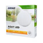 Redpoint 6112 AGAT ΦΩΤΙΣΤΙΚΟ LED ΕΞΩΤΕΡΙΚΟ ΣΤΡΟΓΓΥΛΟ Φ210/49 ΛΕΥΚΟ 15W 4000K IP54 ORNO - Image 5