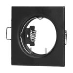 Redpoint 6177 SUTRI ΣΠΟΤ ΧΩΝΕΥΤΟ GU10 ΤΕΤΡΑΓΩΝΟ ΣΤΑΘΕΡΟ 76/76/35 Φ55 ΜΑΥΡΟ ORNO - Image 3