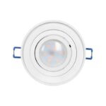 Redpoint 6169 SORMUS ΣΠΟΤ ΧΩΝΕΥΤΟ GU10 ΣΤΡΟΓΓΥΛΟ ΚΙΝΗΤΟ Φ96/50 (ΚΟΨΙΜΟ Φ88) ΛΕΥΚΟ ORNO - Image 4