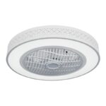 Redpoint ΑΝΕΜΙΣΤΗΡΑΣ ΟΡΟΦΗΣ "BONNIE" ΛΕΥΚΟΣ 12" 25W DC (ΠΛΑΙΣΙΟ Φ50)+REMOTE+44W LED LIGHT 3CCT DIMMABLE (PRC)