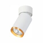 Redpoint "DONNA" ΛΕΥΚΟ SPOT ΟΡΟΦΗΣ ΑΝΑΔΙΠΛΟΥΜΕΝΟ+ΕΞΤΡΑ ΧΡΥΣΟ ΔΑΧΤΥΛΙΔΙ 1xGU10 ΑΛΟΥΜΙΝΙΟ (Made In P.R.C) - Image 2