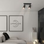 Redpoint "DOS" ΜΑΥΡΟ-ΧΡΥΣΟ SPOT ΟΡΟΦΗΣ ΜΕ ΒΡΑΧΙΟΝΑ 2xGU10 ΑΛΟΥΜΙΝΙΟ (Made In P.R.C) - Image 2