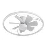 Redpoint ΑΝΕΜΙΣΤΗΡΑΣ ΟΡΟΦΗΣ "HUGO" ΛΕΥΚΟΣ 22" 35W DC (ΠΛΑΙΣΙΟ Φ80)+REMOTE+72W LED 3 CCT (PRC)