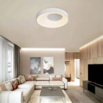 Inlight Πλαφονιέρα οροφής LED 36W 3CCT από μαύρο μέταλλο και ακρυλικό D:48x9cm (42040-Black) - Image 3