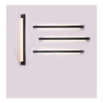 Inlight Επιτοίχιο Φωτιστικό LED Μαύρο 10W – Γραμμικό 60 cm (43042-BL)