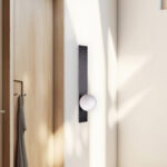 Inlight Επιτοίχιο Φωτιστικό LED Μαύρο 10W – Γραμμικό με Οπαλίνα 60 cm (43044-BL) - Image 3