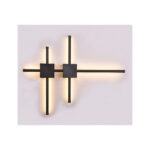 Inlight Επιτοίχιο φωτιστικό LED 21W 3CCT από μαύρο μέταλλο (43048-BL) - Image 3