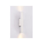 Inlight Επιτοίχιο φωτιστικό LED 2*5W 3000K σε λευκή απόχρωση απο αλουμίνιο D:30x6cm (43061-White) - Image 3