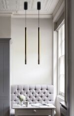 Inlight Κρεμαστό φωτιστικό LED 7W 3000K από λευκό μέταλλο και ακρυλικό D:60cm (6023-White) - Image 2