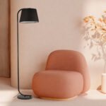 Inlight Επιδαπέδιο φωτιστικό από μαύρο μέταλλο 1XE27  (45027-Black) - Image 3