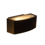 inLight Winona 1xΕ27 Outdoor Up-Down Wall Lamp Black D:90x120x220mm (80205414)